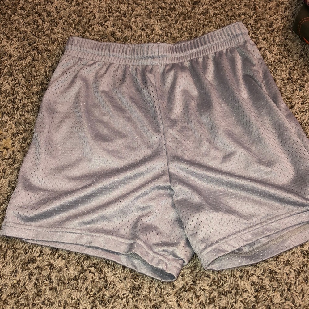 Gray Basketball Shorts for girls.